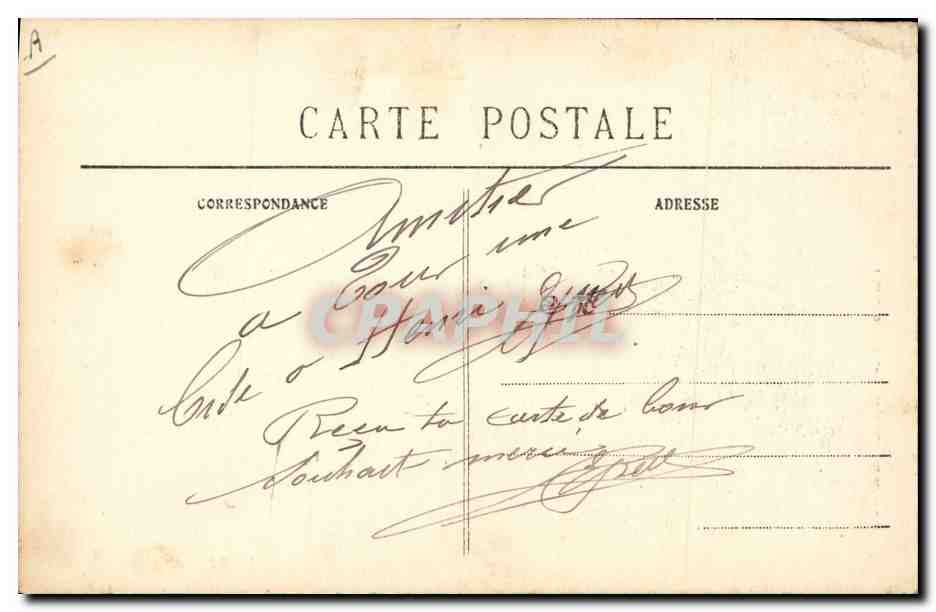 CPA Folklore Les Sables d'Olonne Sablaise  — Verso