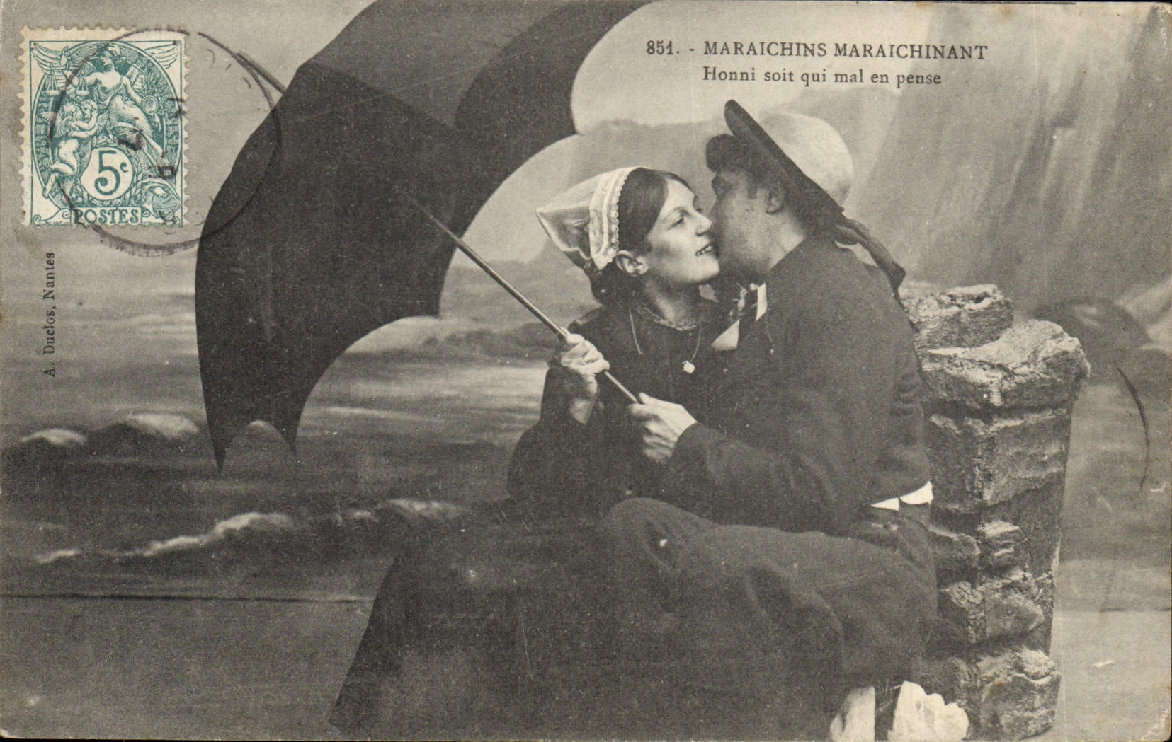 CPA Folklore Maraichins maraichinant 