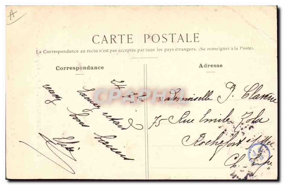 CPA Folklore Les Sables d'Olonne Le pays des prix de beaute  — Verso