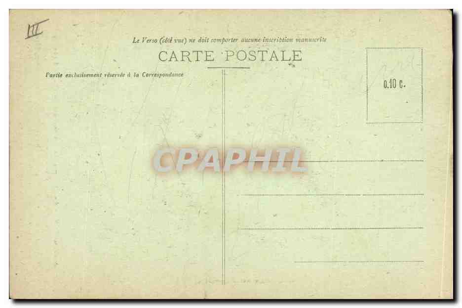CPA Folklore Ancienne coiffure des Champenoises des environs de Troyes Le Toquat  — Verso