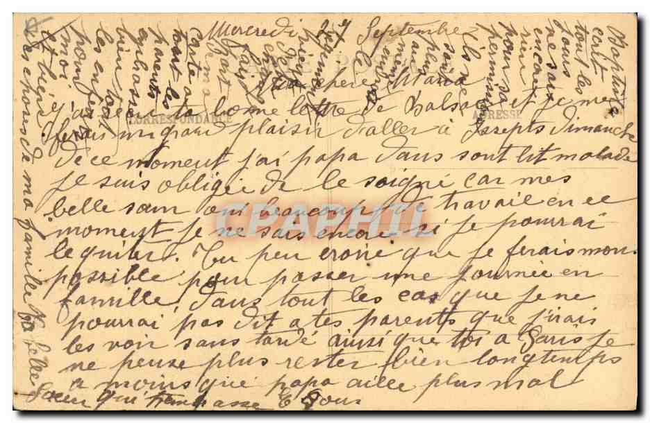 CPA Folklore Chants du Quercy  — Verso