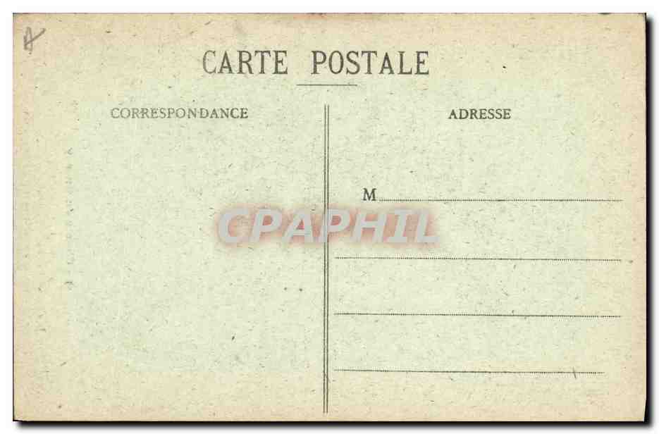 CPA Folklore Chants du Quercy Depart du conscrit  — Verso