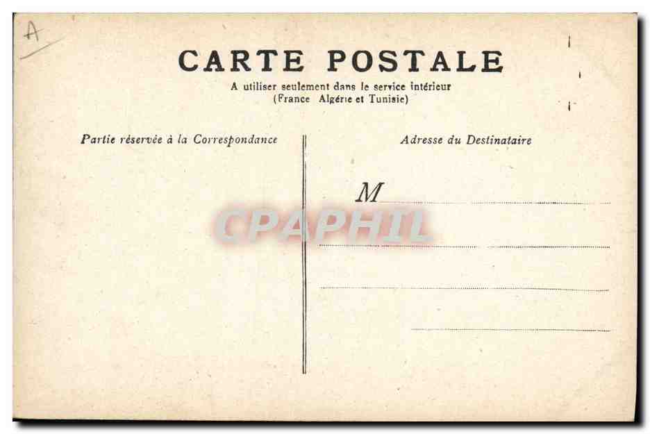 CPA Folklore Apres la danse  — Verso