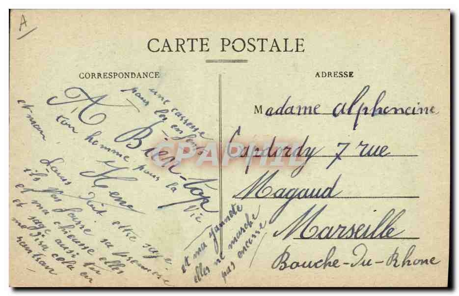 CPA Folklore Le Maraichinage a l'auberge  — Verso