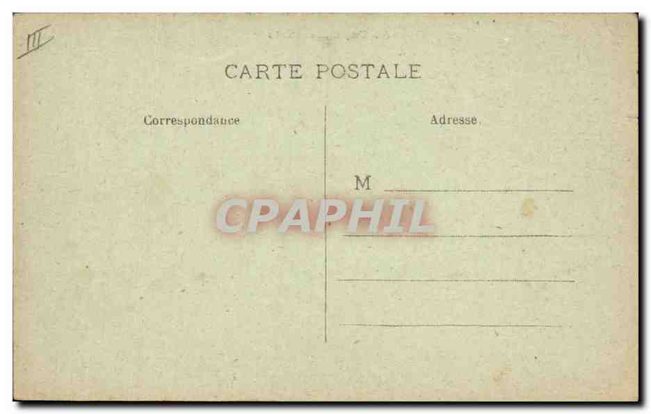 CPA Folklore Au pays Marchois L'epluchage des chataignes  — Verso