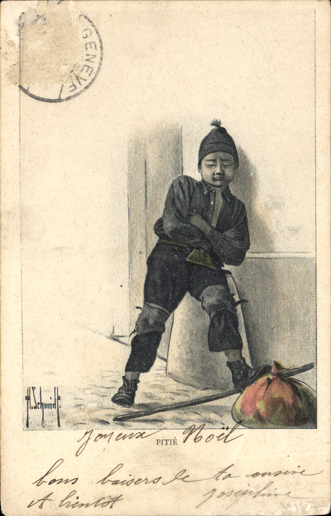 CPA Fantaisie Illustrateur Ramoneur 