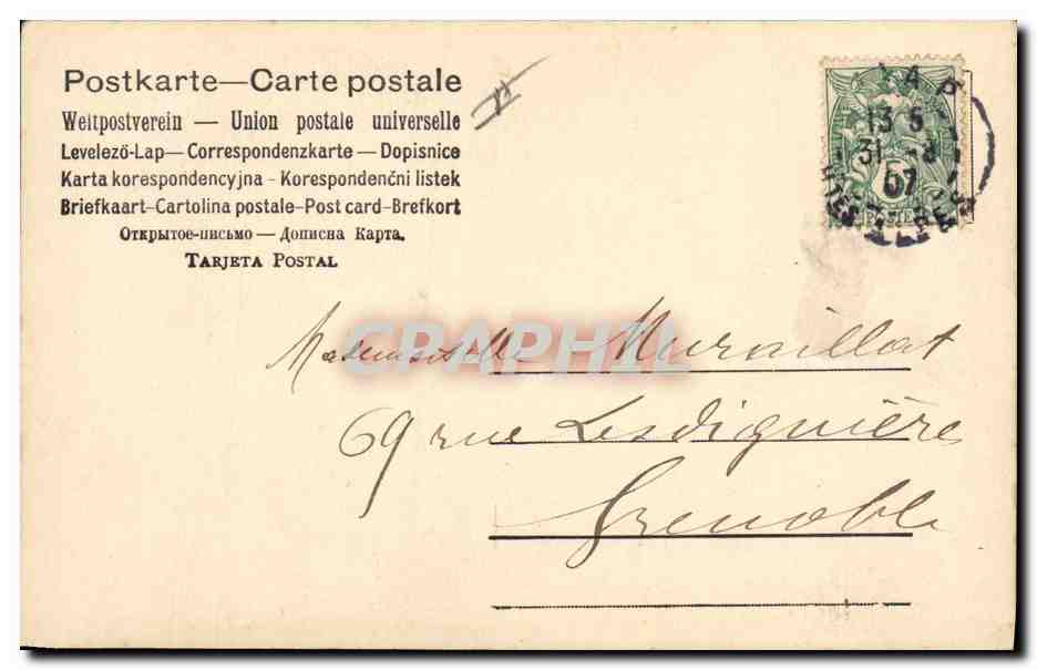CPA Fantaisie Illustrateur Enfant Paques Lapin Lapins  — Rückseite