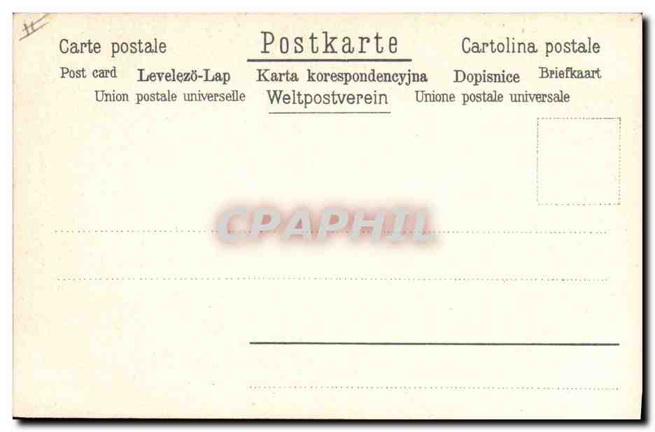 CPA Fantaisie Illustrateur Enfant  — Rückseite
