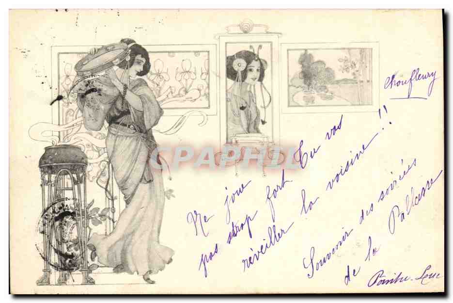 CPA Fantaisie Illustrateur Femmes 