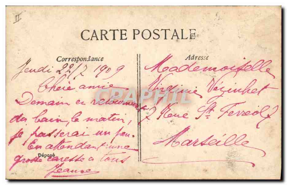 CPA Diabolo Enfant  — Verso