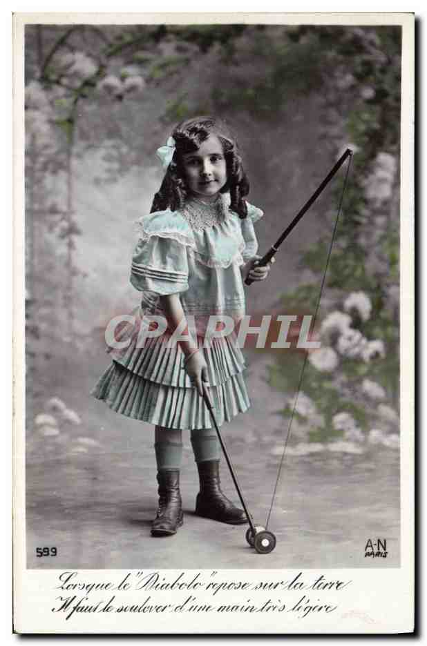 CPA Diabolo Enfant 