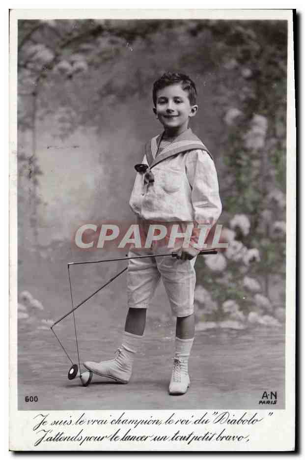 CPA Diabolo Enfant 