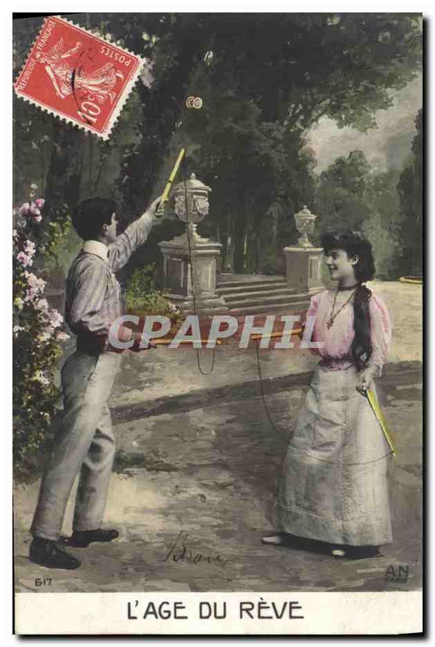 CPA Diabolo Enfants l'age du reve 