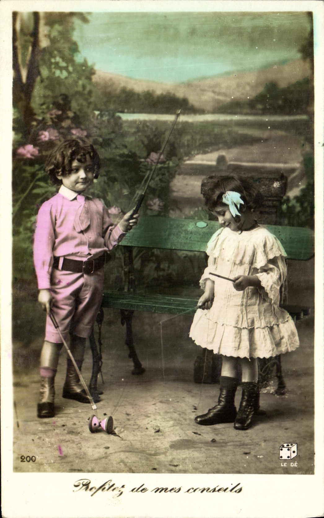 CPA Diabolo Enfants 