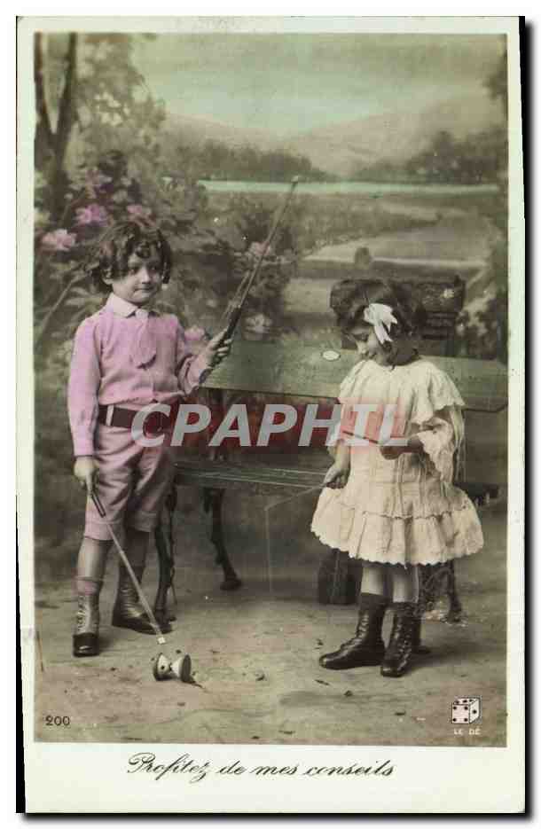 CPA Diabolo Enfants 