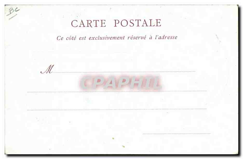 CPA Fantaisie Illustrateur Mouton Femme Cochon Porc  — Rückseite