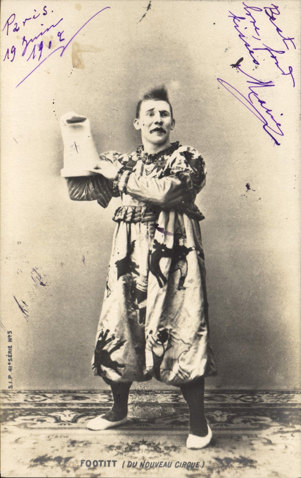 CPA Cirque Clown Footit du nouveau cirque 