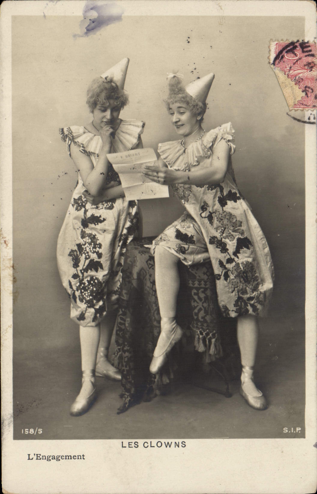 CPA Cirque Clown Les clowns L'engagement 