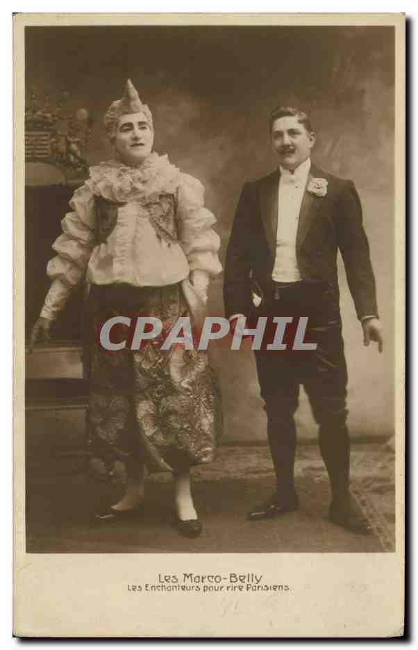 CPA Cirque Clown Les Marco Belly Les enchanteurs pour rire parisiens 