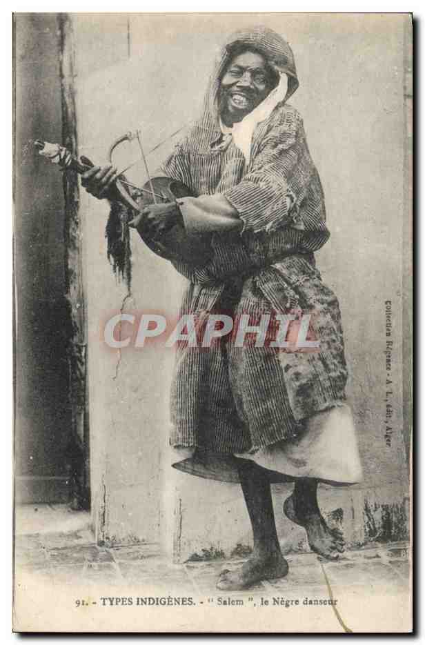 Salem, le Nègre danseur — Types Indigènes — Collection Répance, A. L. éd., Alger