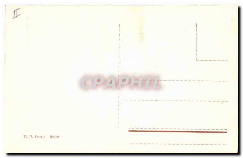 CPA Folklore Rimini Templo Malatestiano Putti che giuocano  — Verso