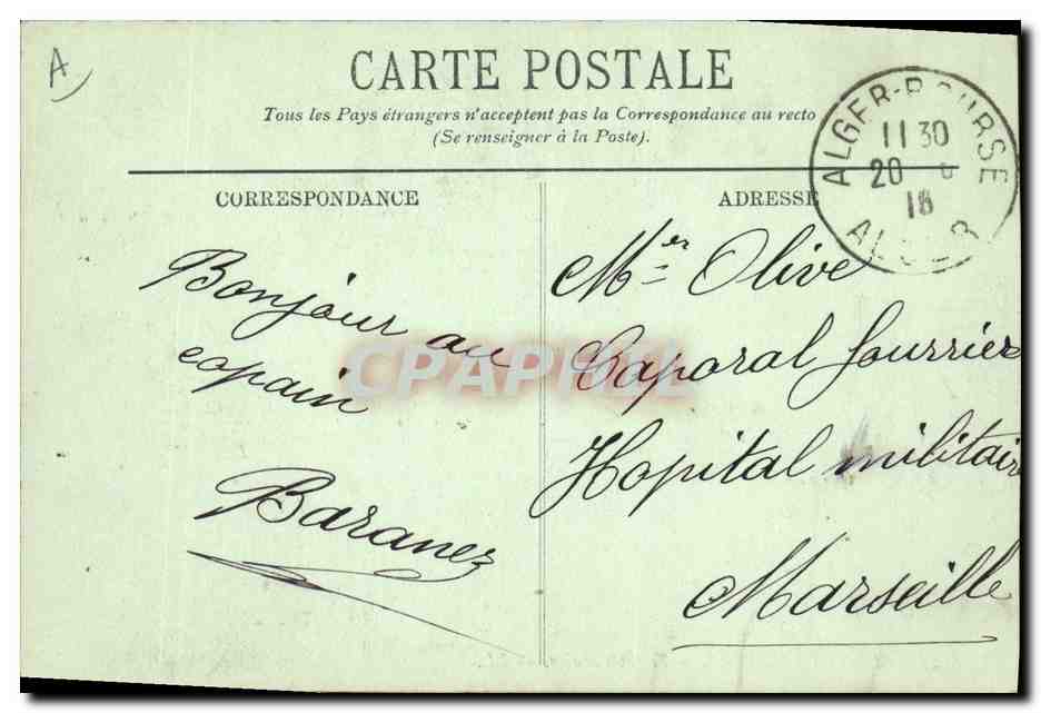 CPA Folklore Femmes arabes Afrique du Nord  — Verso