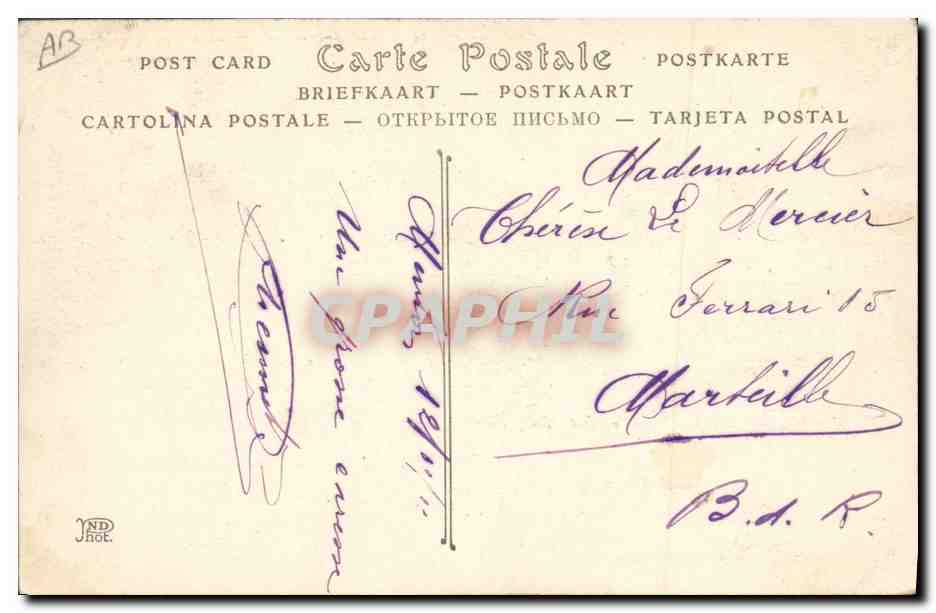CPA Militaria Chasseurs Alpins En attendant la soupe  — Rückseite