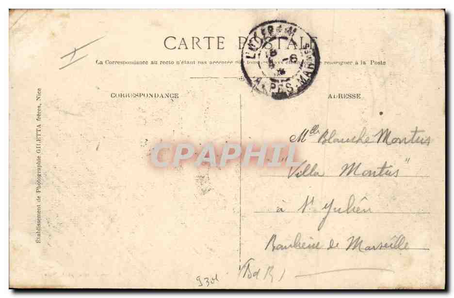 CPA Militaria Chasseurs Alpins Cabanes Vieilles Nouvelles casernes LEs Mille Fourches Environs de Peira Cava — Reverso