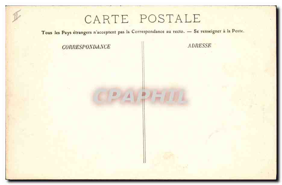 CPA Militaria Campement de Chasseurs Alpins  — Rückseite