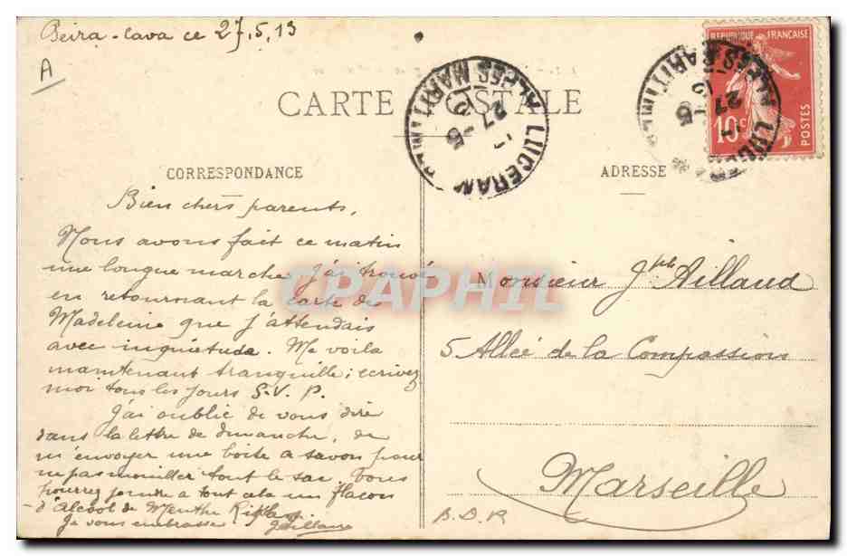 Chasseurs Alpins gravissant un Col — Samburgo, n°121 — Reverso