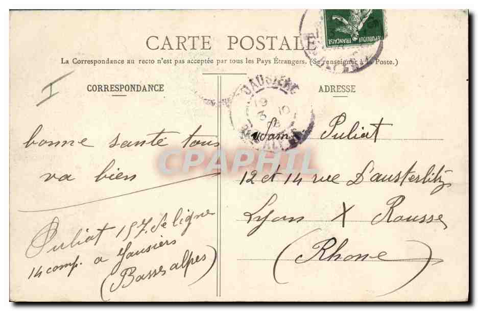 Manœuvres d'hiver du 157e — Les Alpes — Richaud, éditeur, Barcelonnette — Reverso