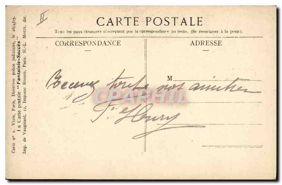 CPA Militaria Liege Champagne  — Rückseite
