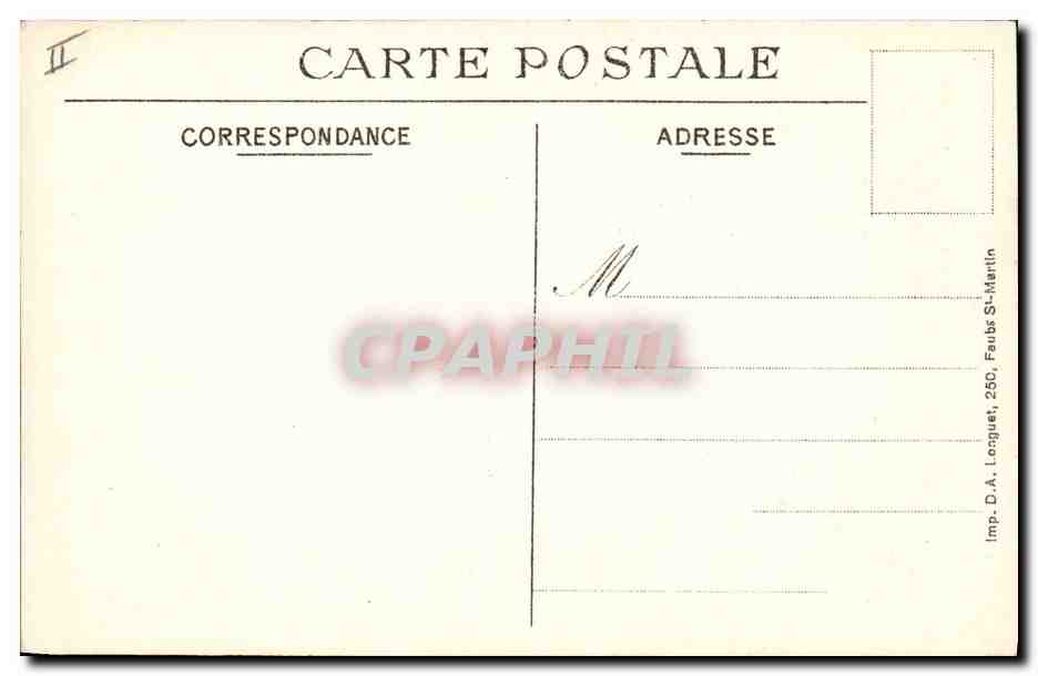 CPA Militaria Je veillerai sur eux — Rückseite