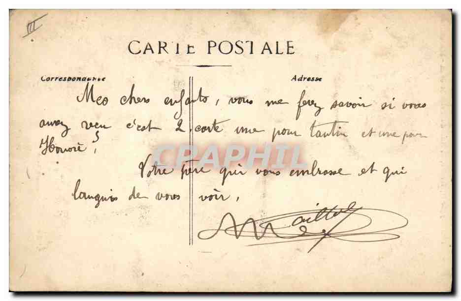 CPA Militaria Bataille de l'Uthain 12 aout 1914 Une batterie allemande prisonniere  — Rückseite