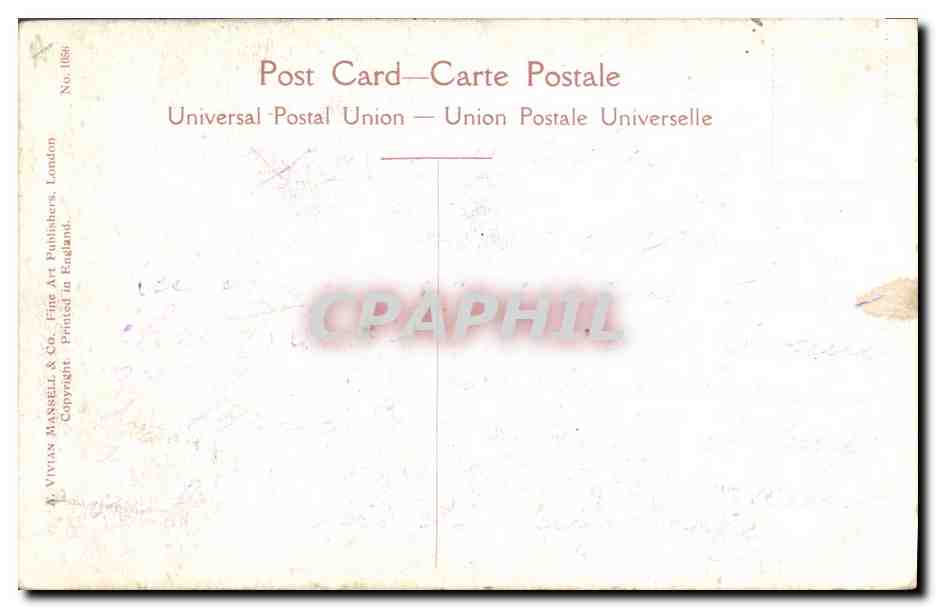 CPA Militaria Great Britain  — Rückseite