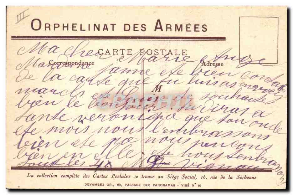 CPA Militaria Apres la bataille  — Rückseite