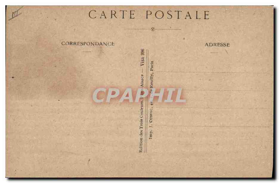 CPA Militaria La Lorraine est Francaise  — Rückseite