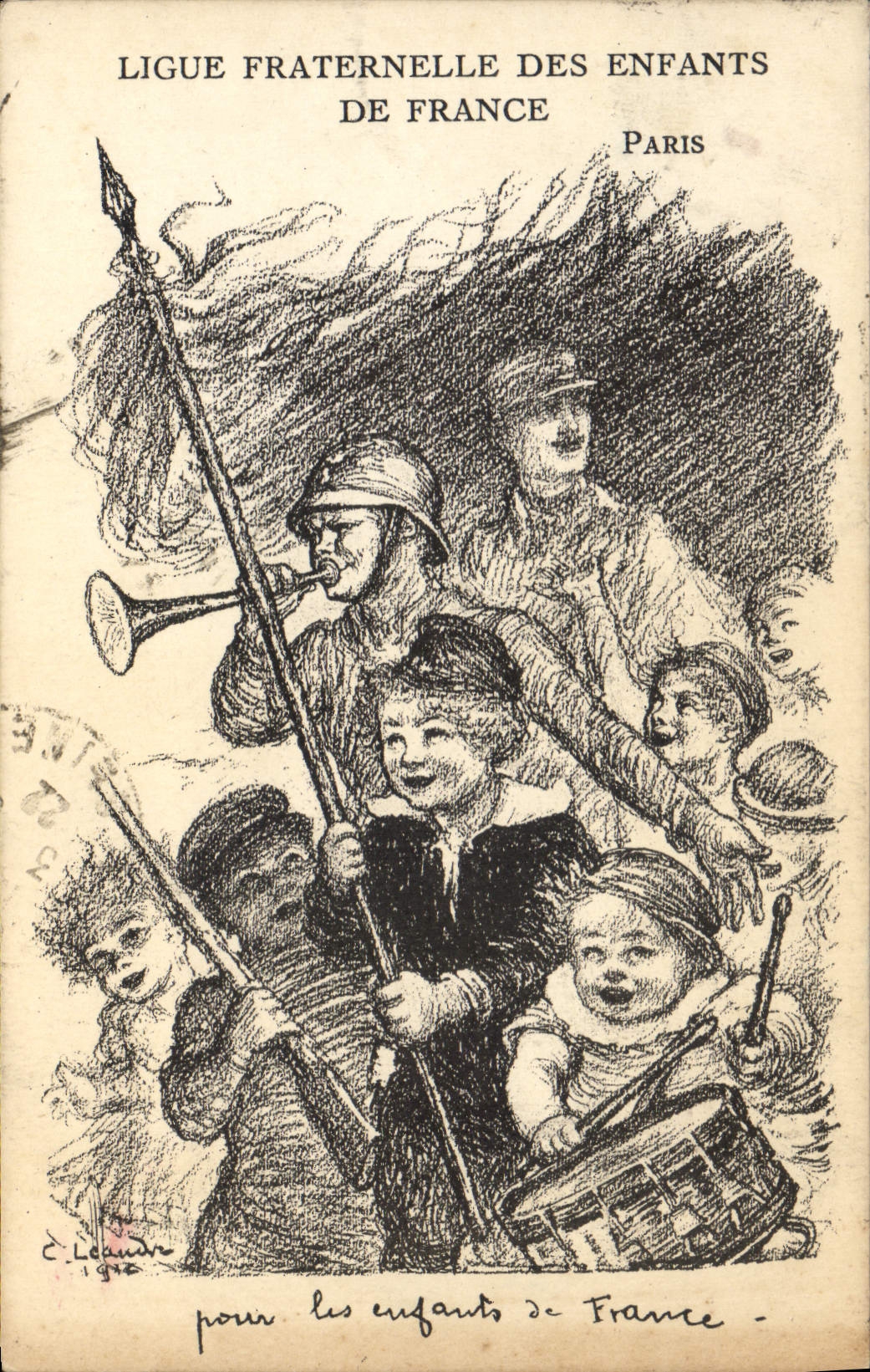 CPA Militaria Ligue fraternelle des enfants de France 