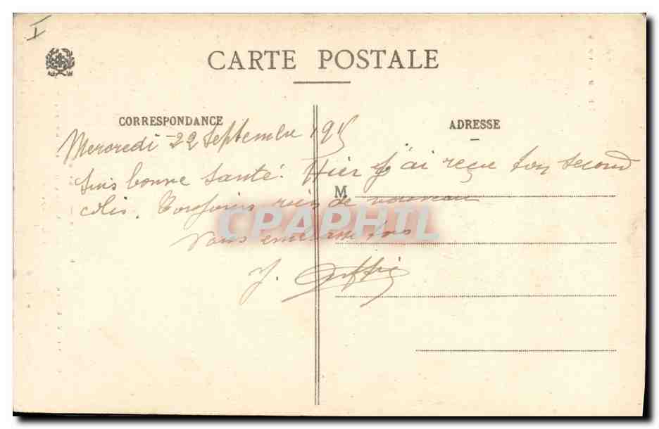 CPA Militaria Facon de se rendre des soldats allemands en implorant la pitie — Rückseite