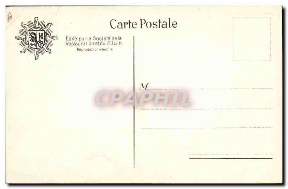 CPA Militaria 31 decembre au matin La Treille  — Rückseite