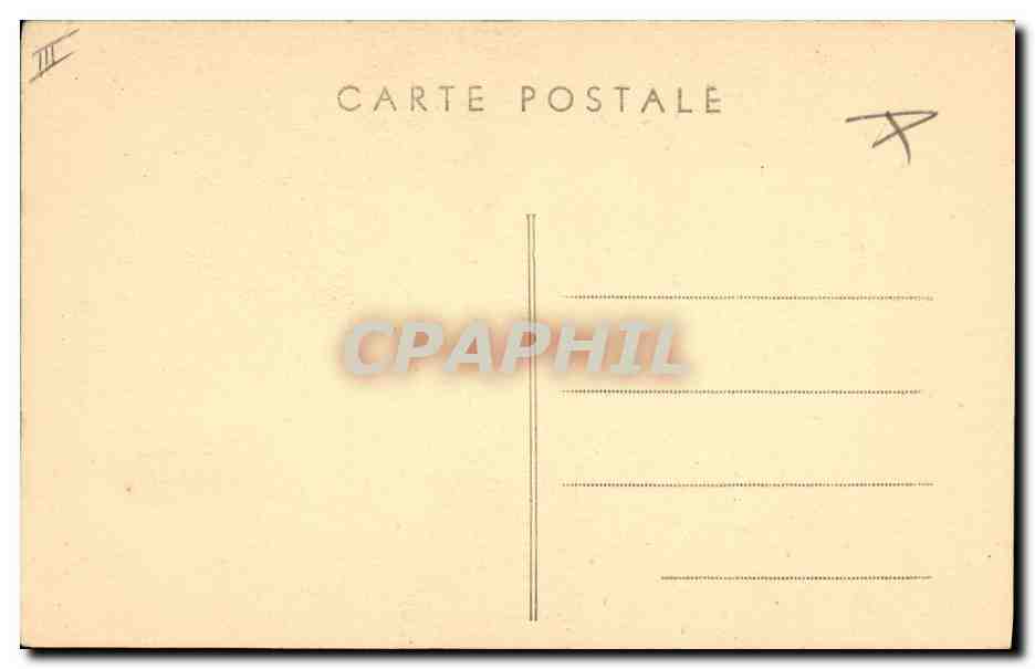 CPA La Tour Portrait  — Verso
