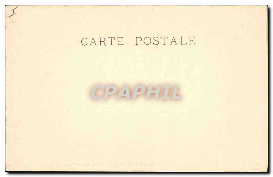 CPA Chantilly Musee Conde Suites d'un bal masque Gerome  — Verso