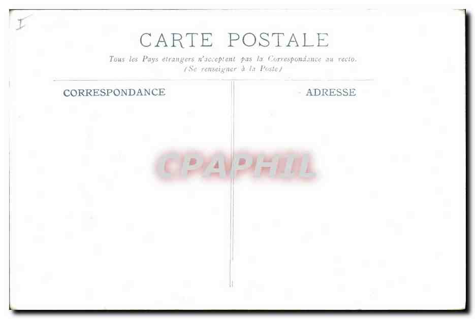 CPA Paris Musee du Louvre Boucher Le nid  — Rückseite