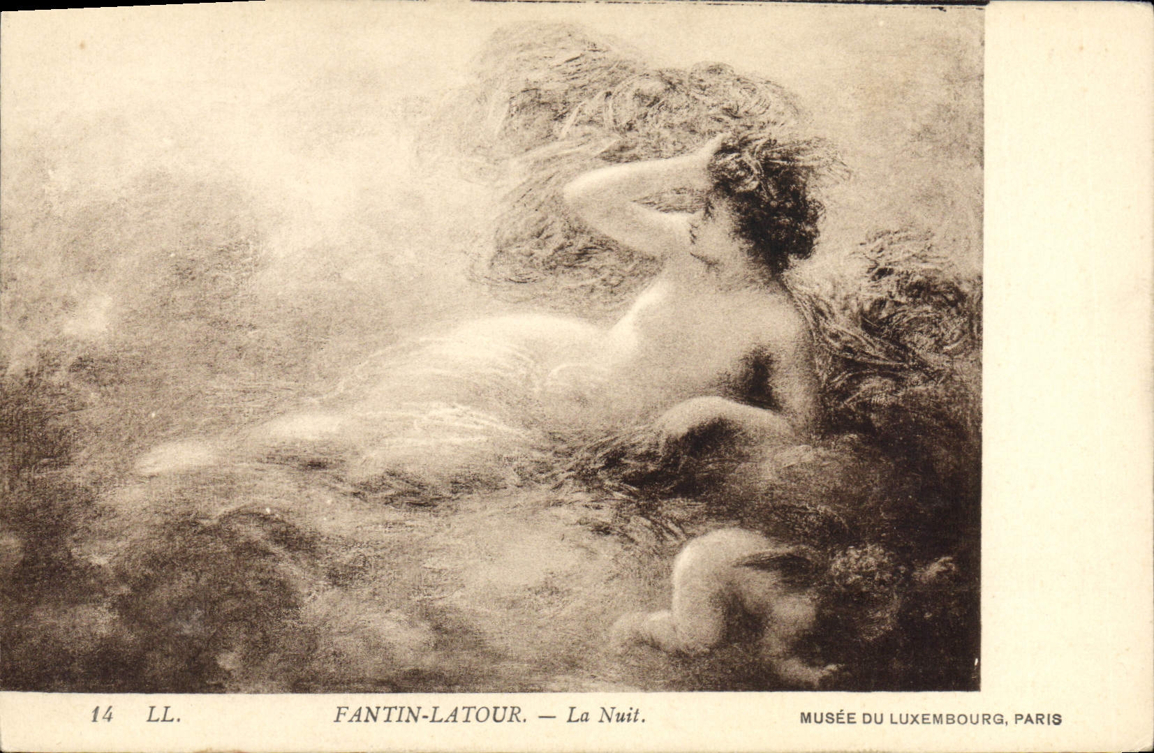 La Nuit — Fantin-Latour — Musée du Luxembourg, Paris