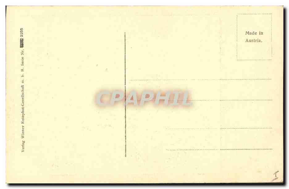 CPA Madame Vigee Lebrun Prinzessin Lamballe  — Verso