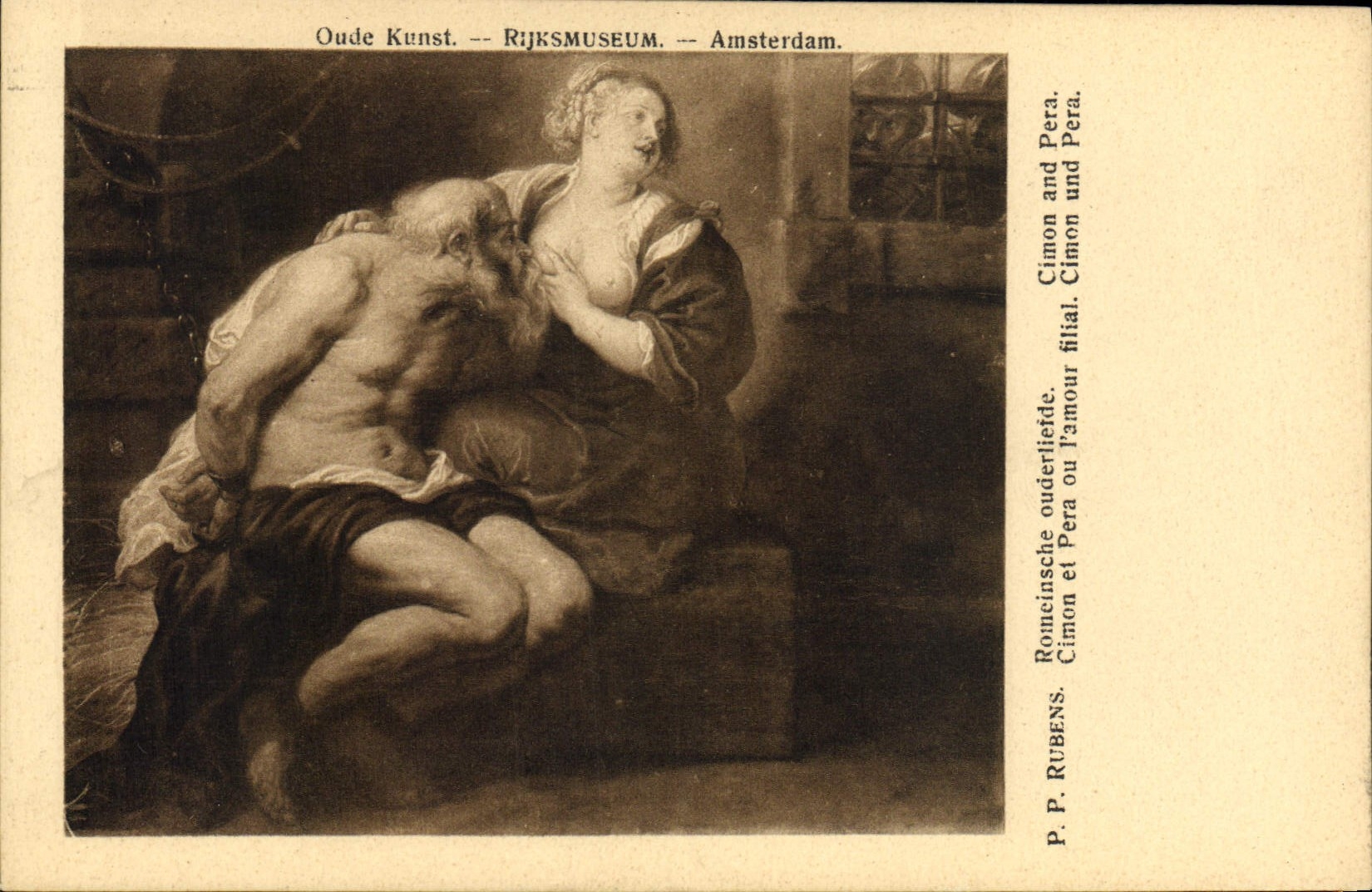 CPA Rubens Cimon et Pera ou l'amour filial 