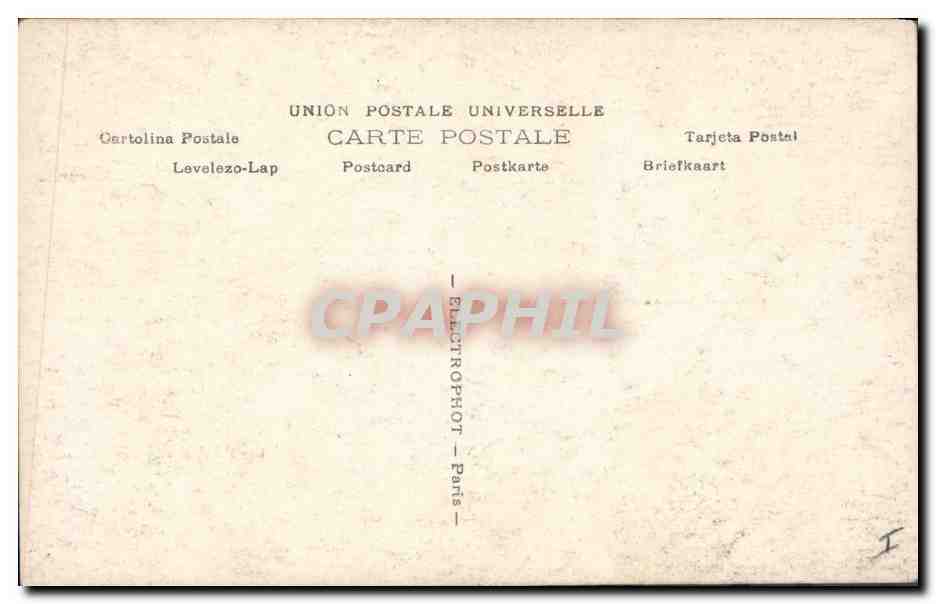 CPA Prud'hon L'imperatrice Josephine  — Verso