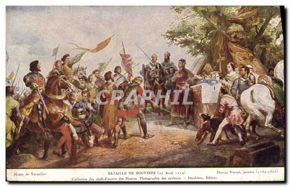 CPA Bataille de Bouvines Musee de Versailles 