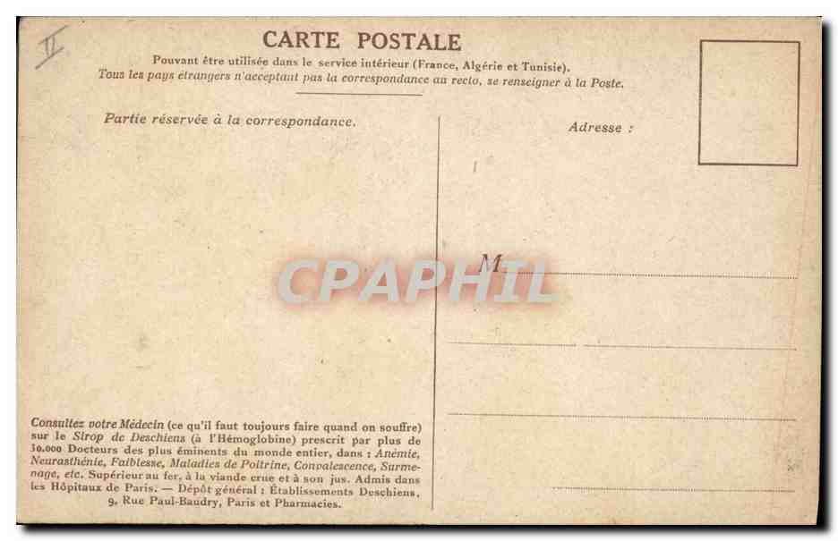 CPA Bataille de Bouvines Musee de Versailles  — Verso
