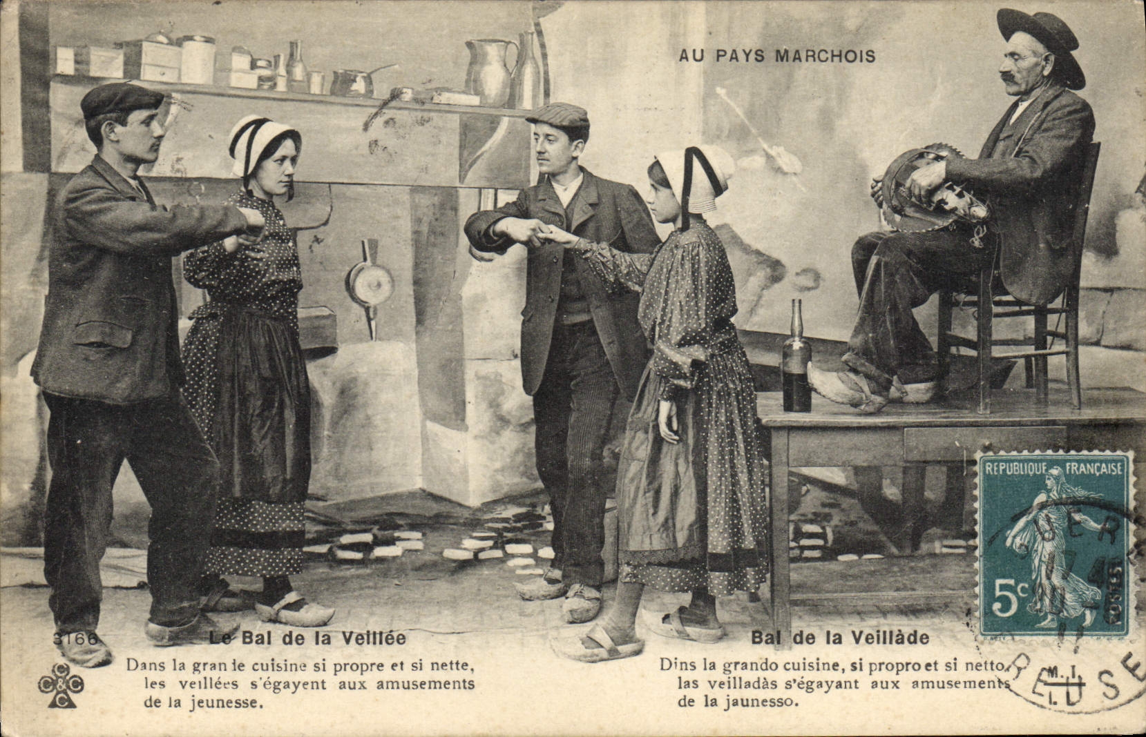 Bal de la Veillée — Au Pays Marchois — Éditeur anonyme, n° 3166